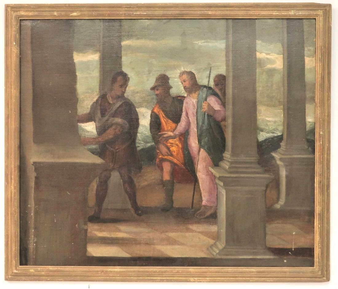 European School, Biblical Figures, O/C (1 of 6)