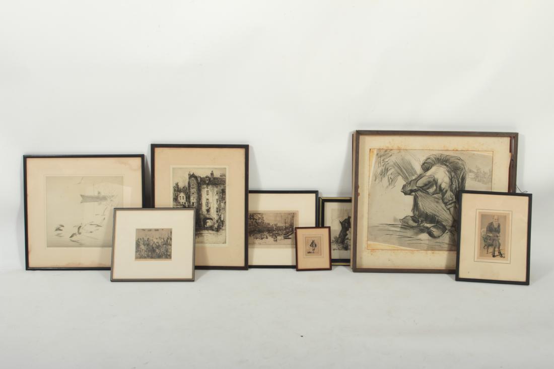 Eur./Amer.Litho,etchings, Rembrandt, Haden,etc. (1 of 5)