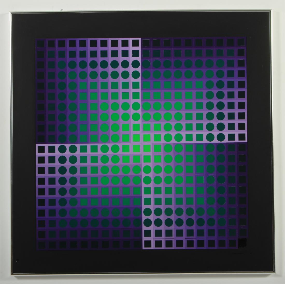 Victor Vasarely, Raised Squares (1 of 5)