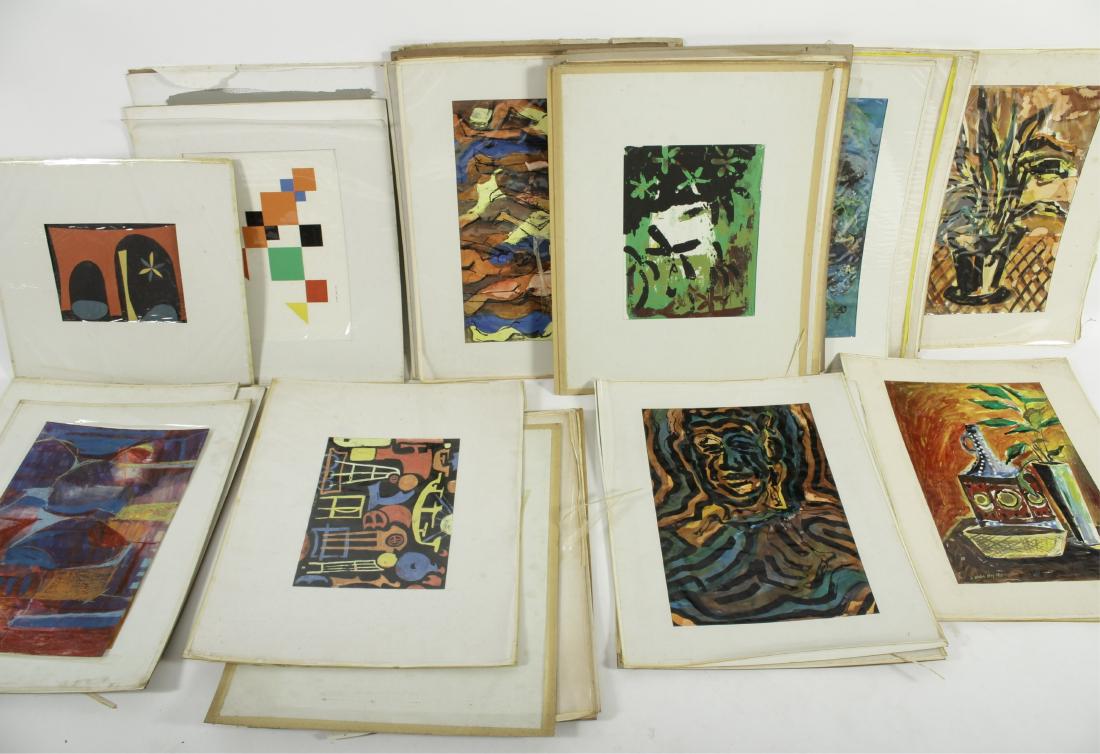 Arnold Weber, Am., 1931-2010, 50+ pieces (1 of 3)