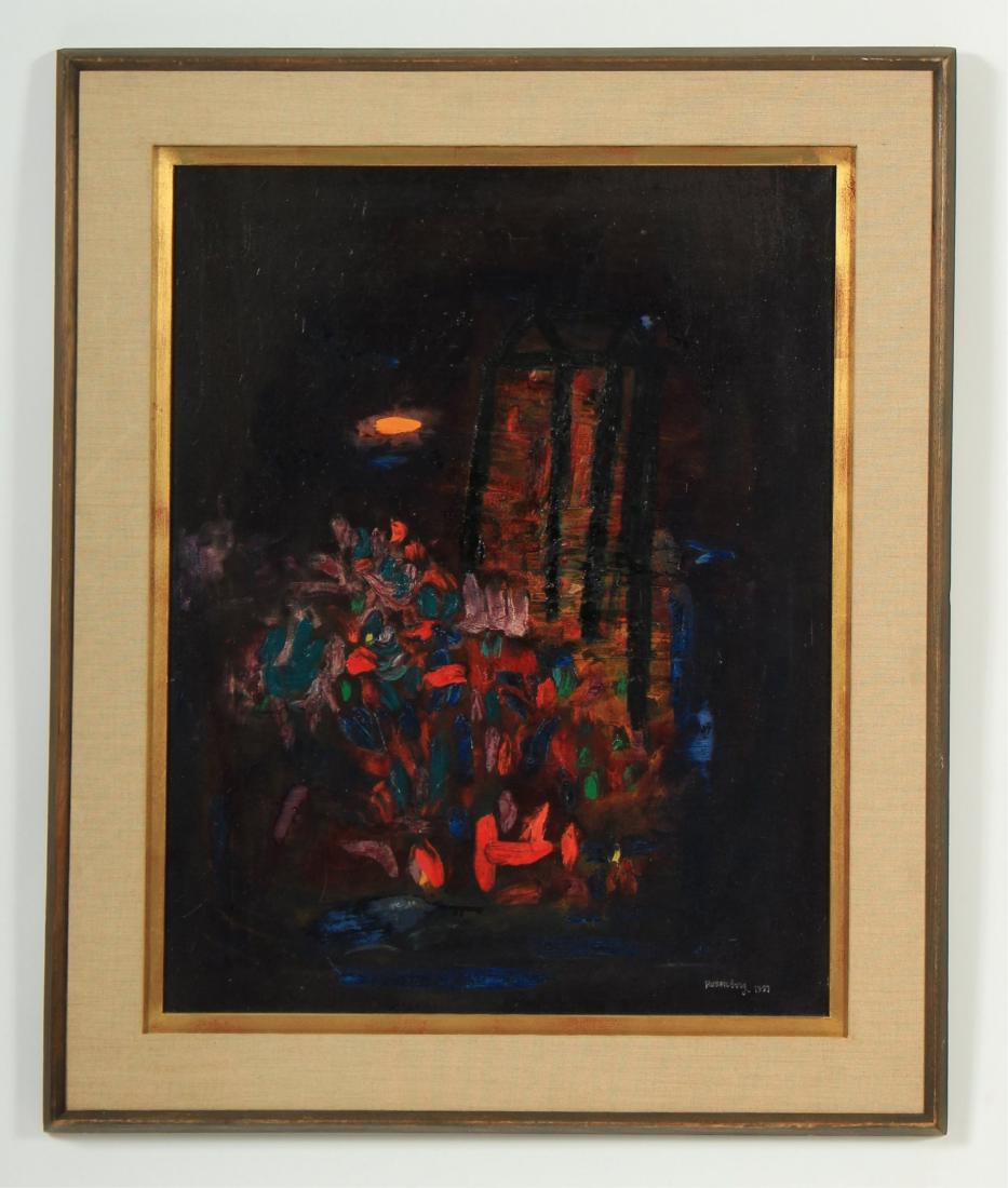 Ralph Rosenborg, "House and Flowers and Moonlight" (1 of 8)