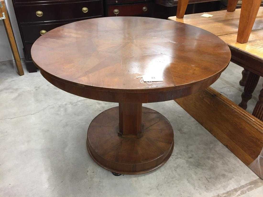 Biedermeier Inlaid Fruitwood Center Table LOT 45 not 44 (1 of 1)