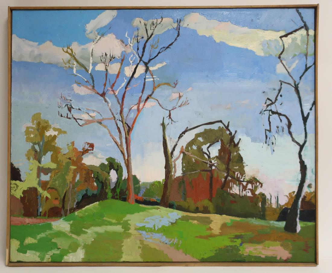 Am. School, Fall Landscape,O/C (1 of 1)