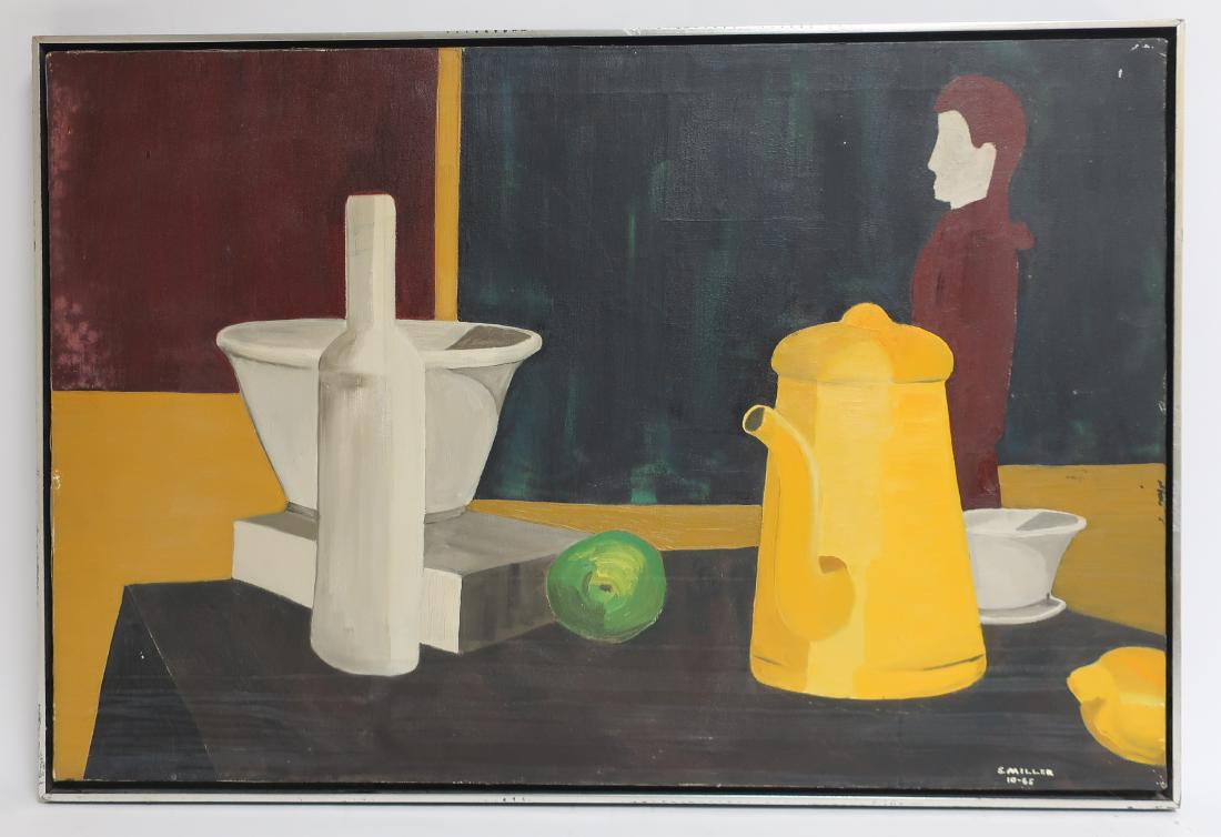 Contemporary Still Life,O/C, signed S. Miller (1 of 1)