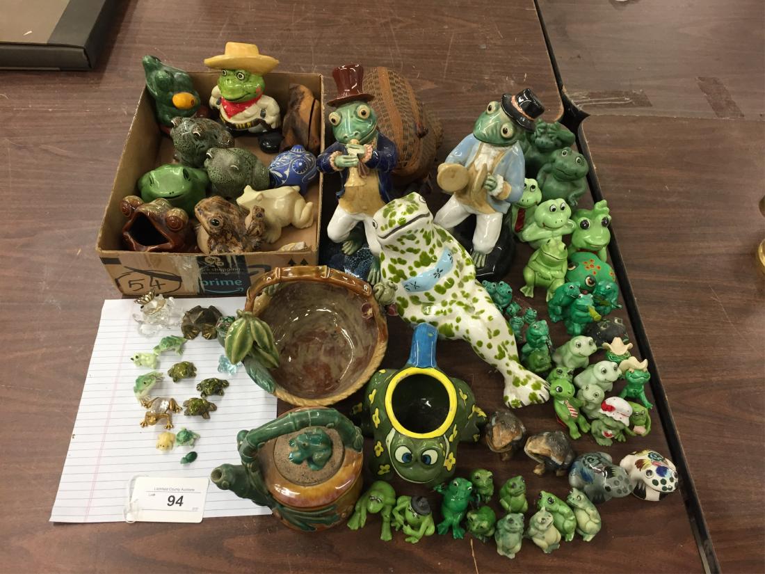 Frog Figures: Approx. 70 In Various Materials (1 of 1)