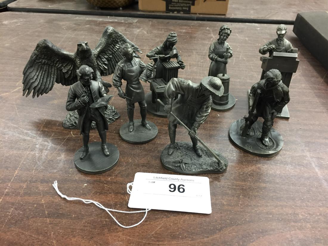 8 Pewter Figures (1 of 1)