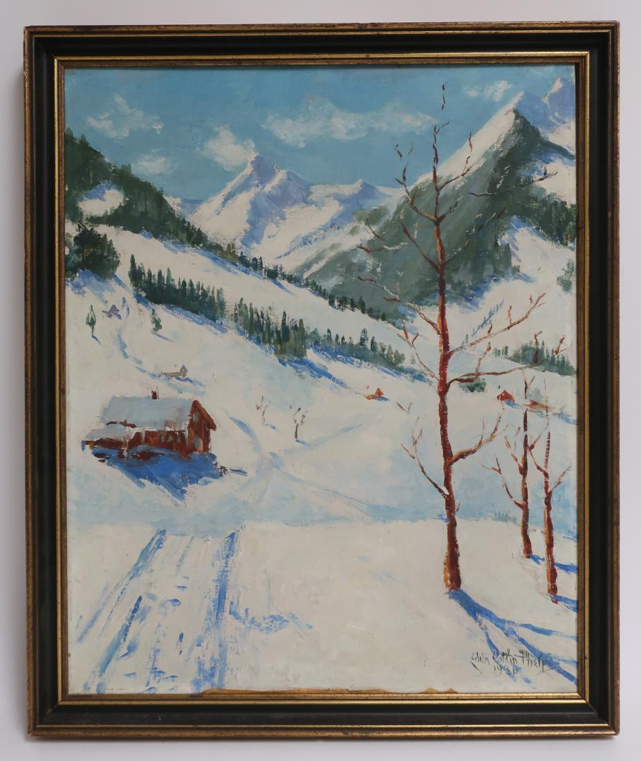 Edith Caitlin Phelps, Am., 1875-1961, Inn in Snowy (1 of 1)