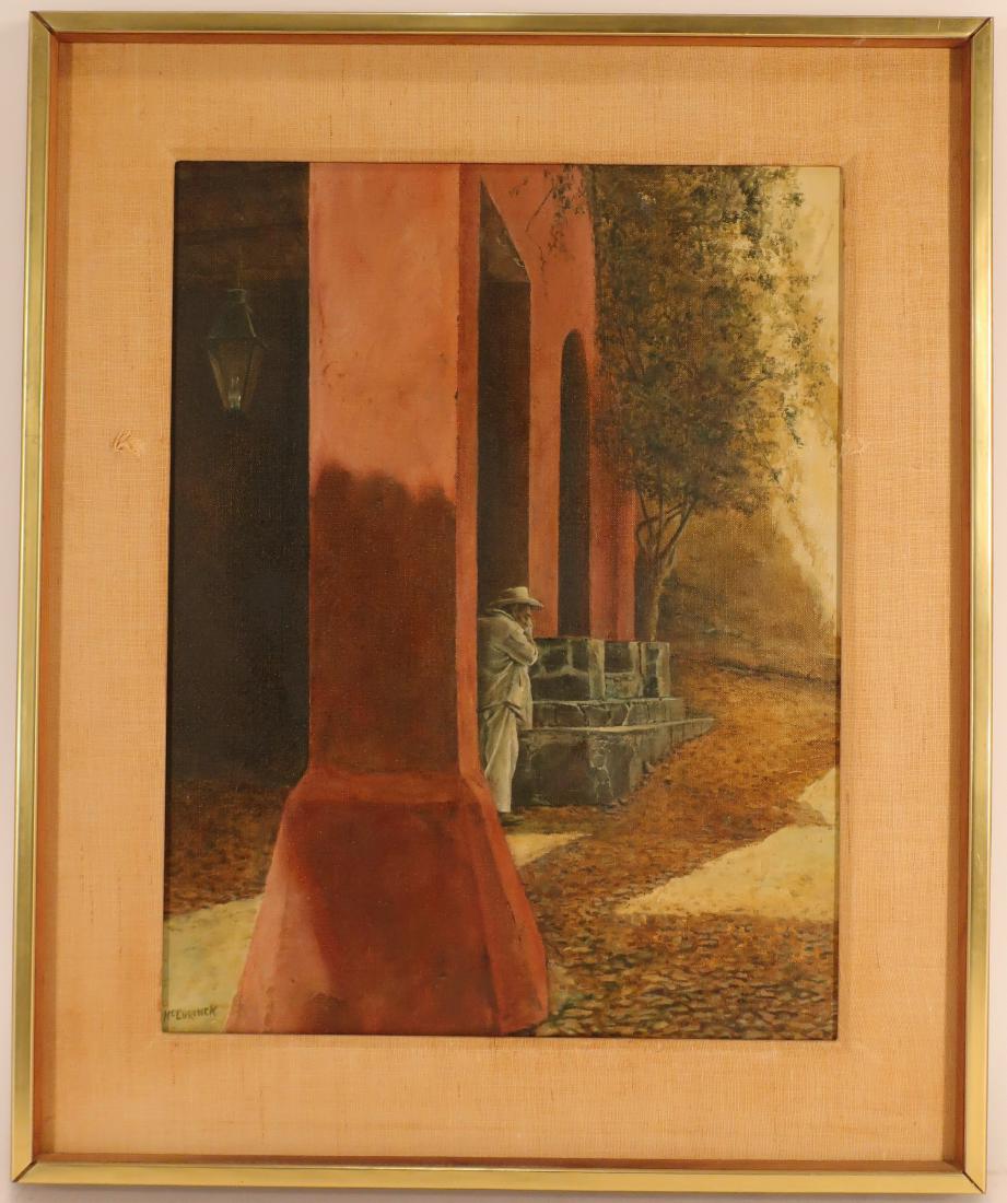 Harry McCormick b.1952 Man Standing in Archway O/C (1 of 1)