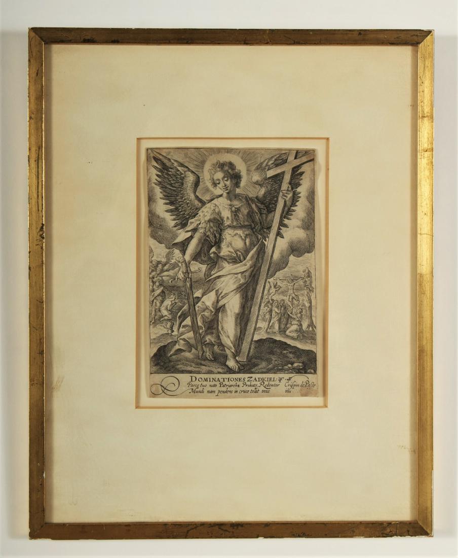 Crispin de Passe, Dutch, 1564-1637, Engraving (1 of 3)