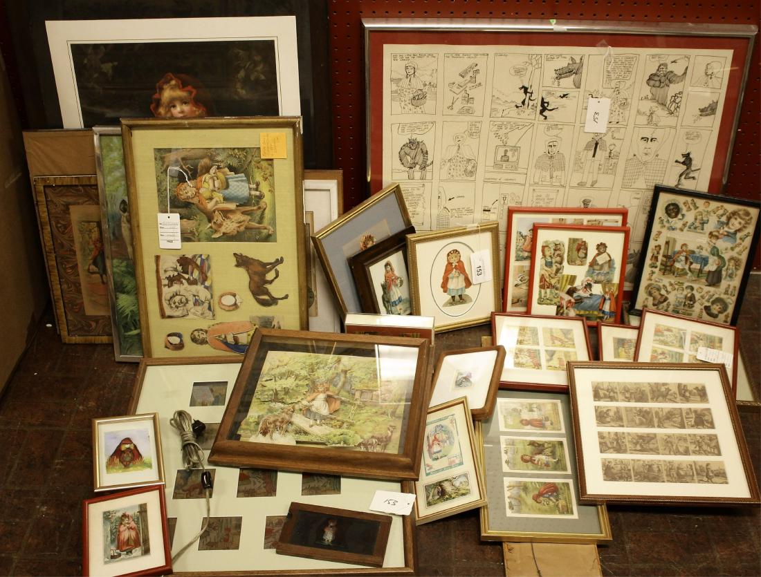 Little Red Riding Hood Framed Artwork (1 of 3)