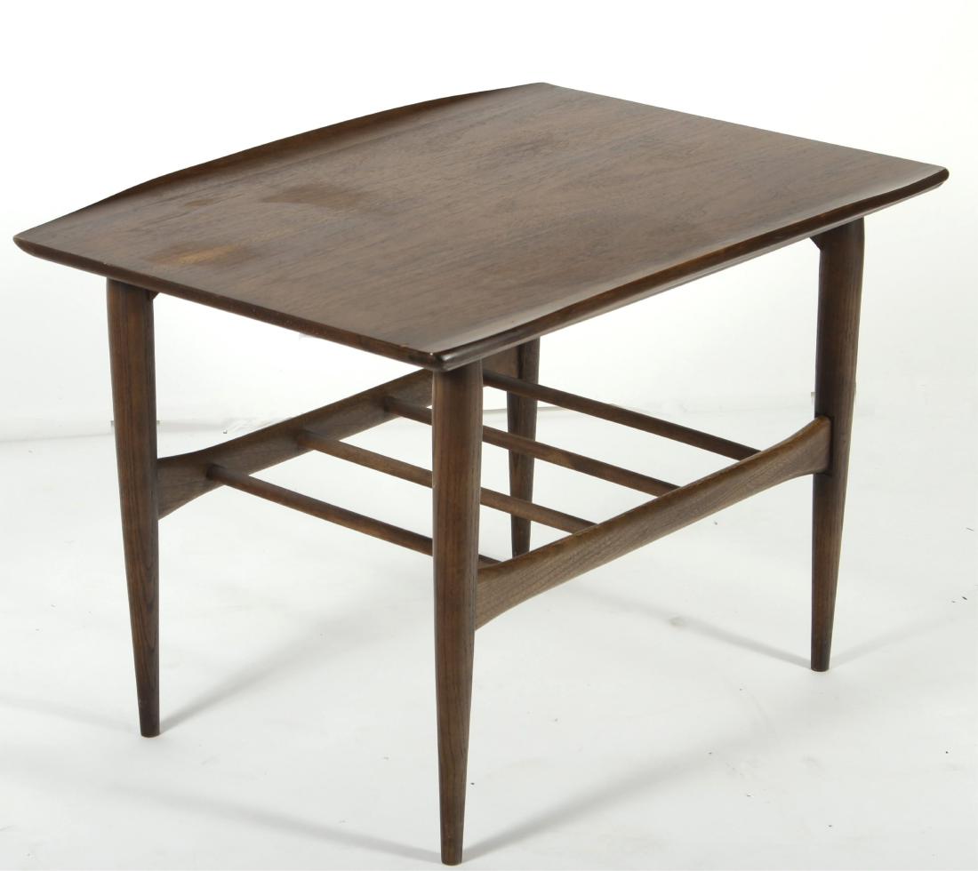 Bassett Walnut Side Table, c. 1965 (1 of 3)
