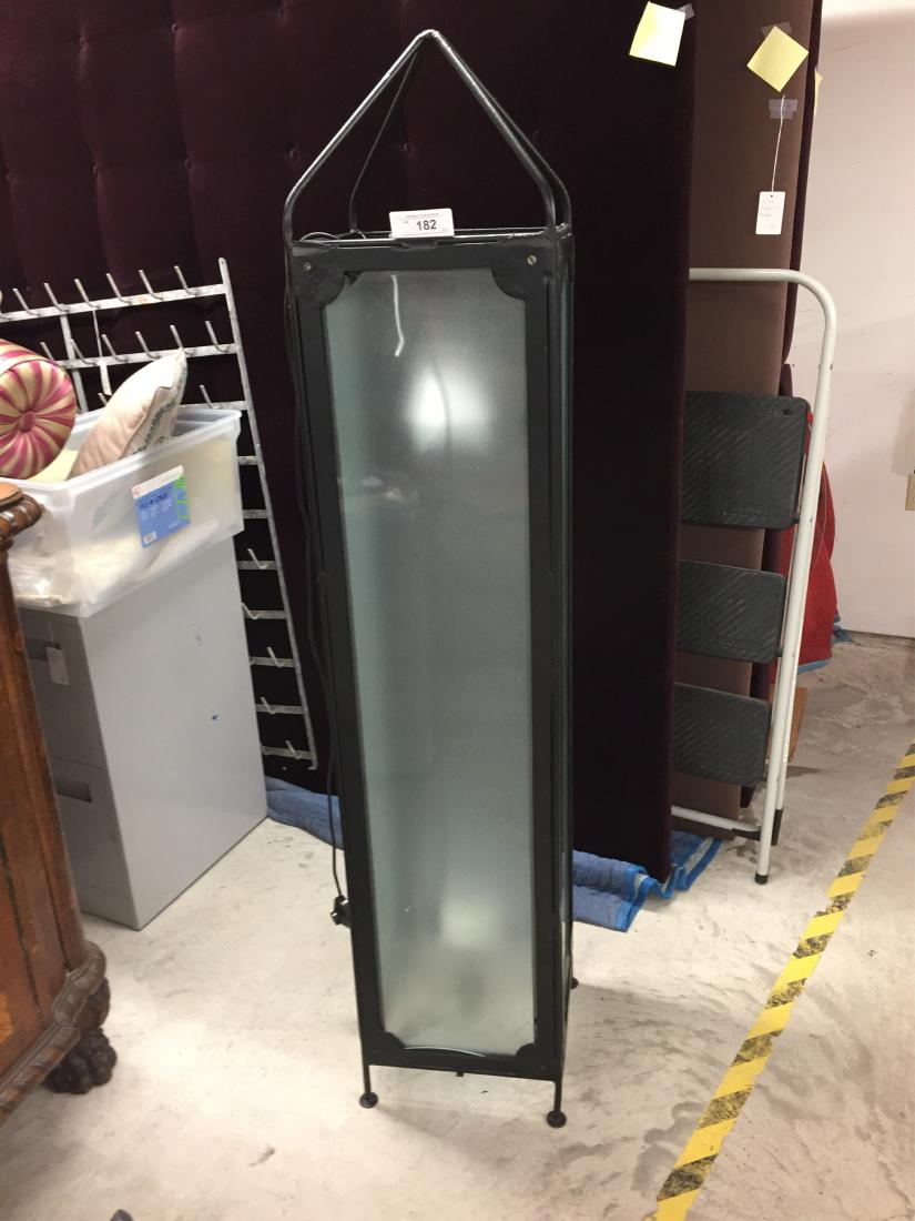 Floor Lantern in Glass & Iron (1 of 2)