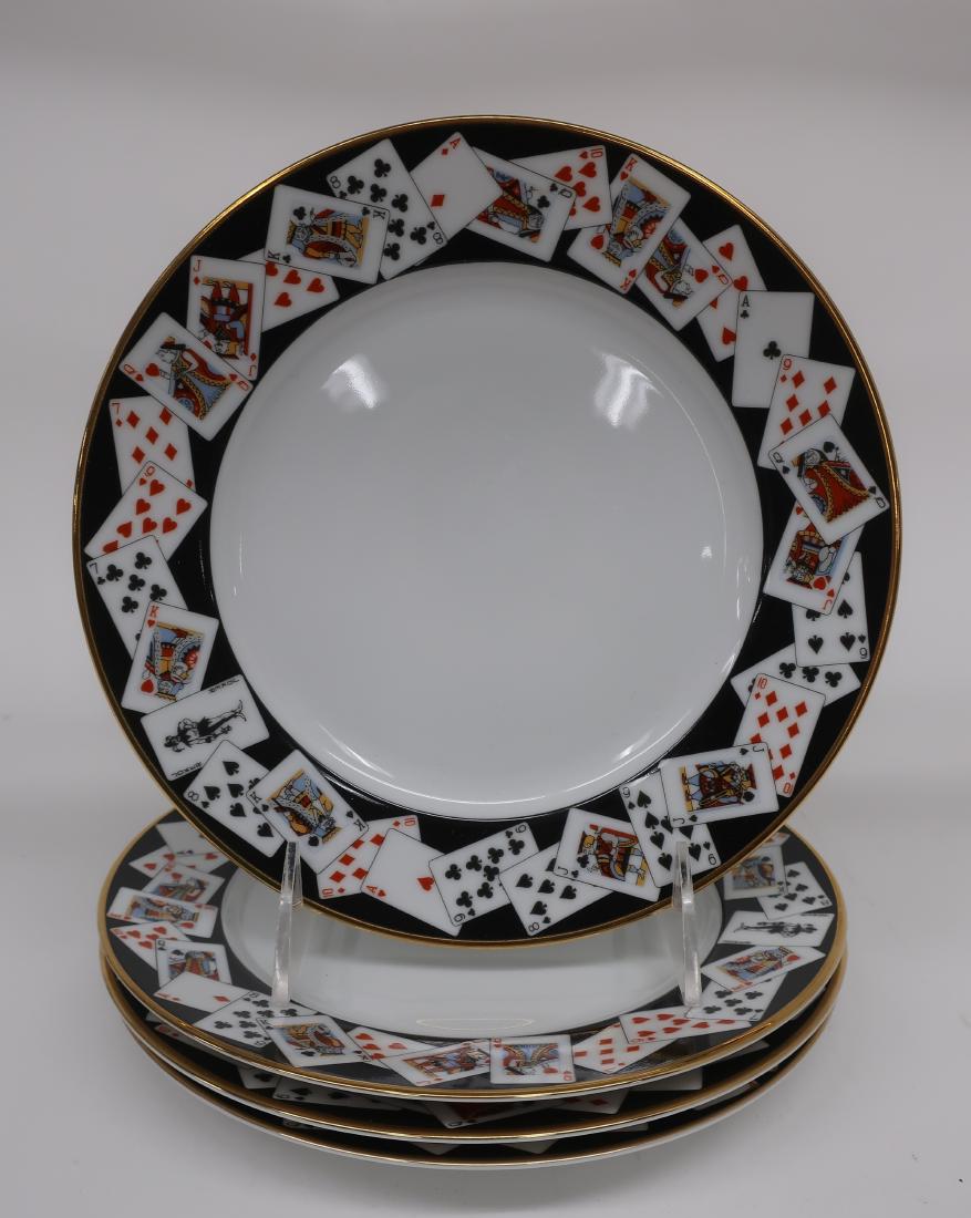 Four Playing Card Plates, Tiffany & Co. (1 of 1)