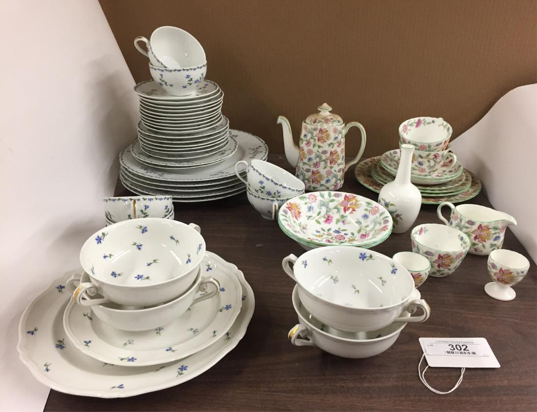 2 Partial Porcelain Sets of Dinner/Tea Wares (1 of 1)