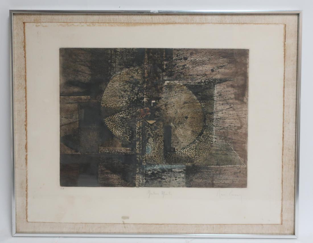 Rene Carcan, Bel., Aquatint, Artists proof, signed (1 of 1)