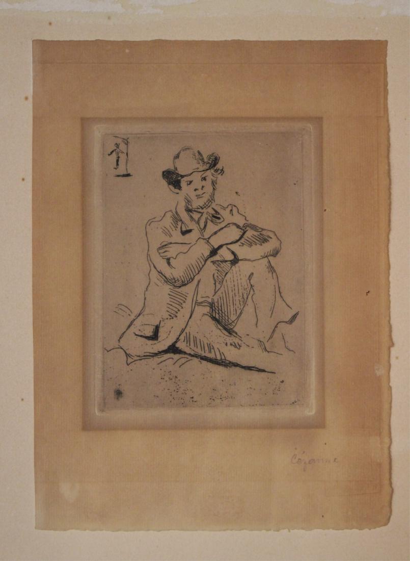 Paul Cezanne, Portrait Armand Guillamin,etching (1 of 3)