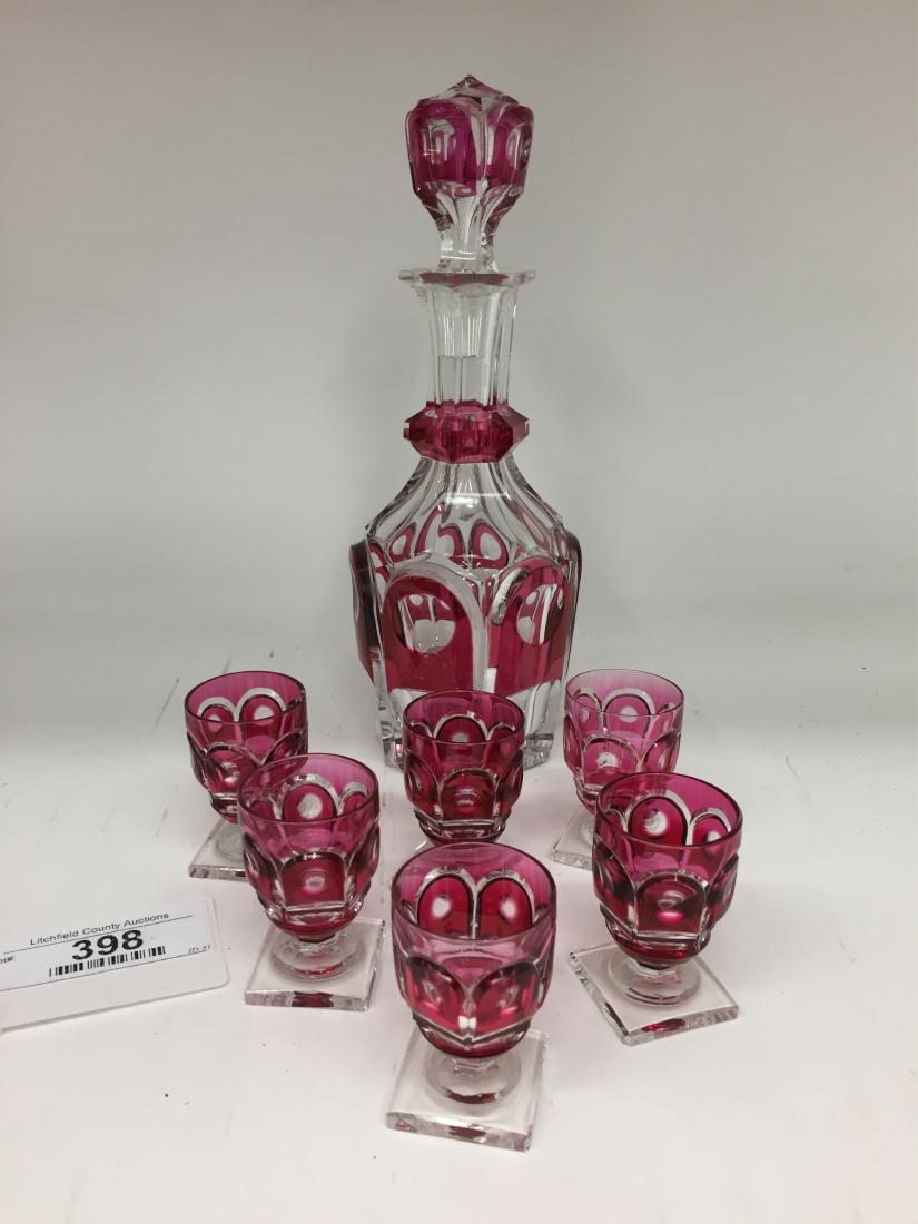 7 Piece Val St. Lambert Decanter Set (1 of 1)
