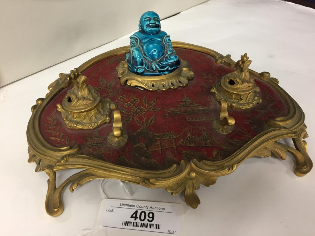 Louis XV Style Chinoiserie Ink Stand, 19th C. (1 of 2)