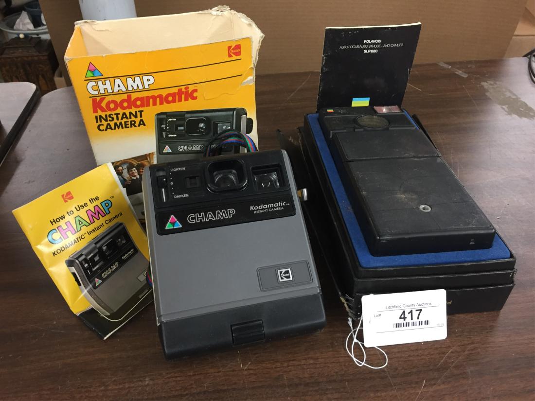 Two Cameras, Kodak and Polaroid (1 of 1)
