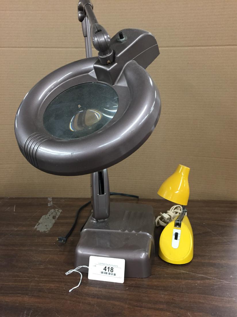 Adjustable Arm Lamps; Magnifying and Small Modern (1 of 1)