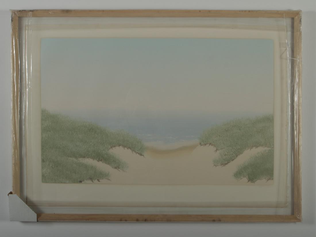 Howell, Alleyne (Am, 1942-2002), "Nantucket Memory": Lithograph, signed lower right, dated 1983. Image: 20 x 31.5"