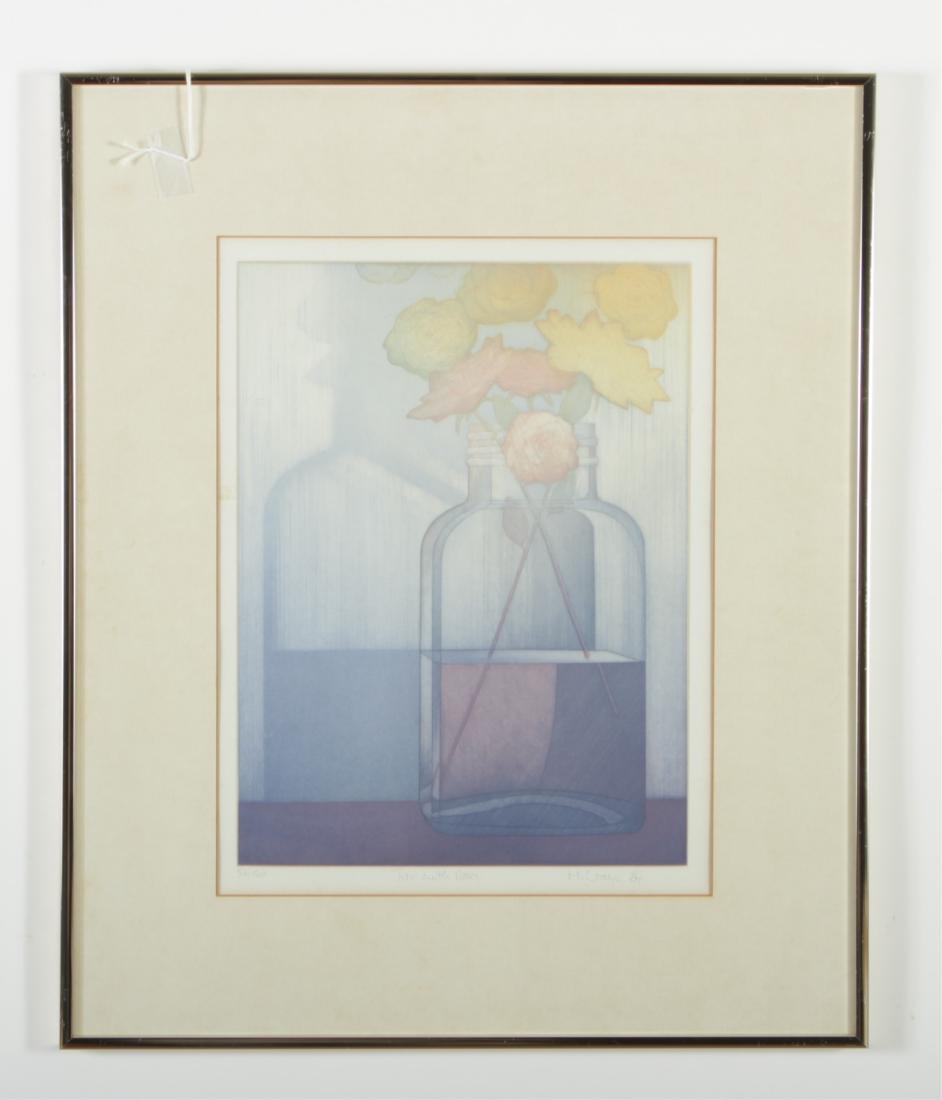 M. Grave, Jar with Roses Etching and Aquatint (1 of 3)