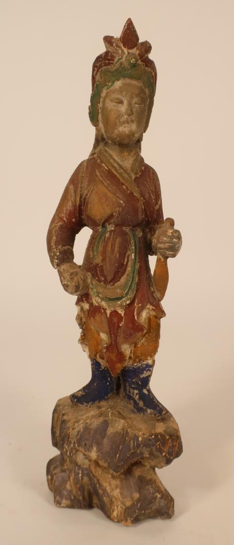 Chinese Polychromed Warrior (1 of 6)