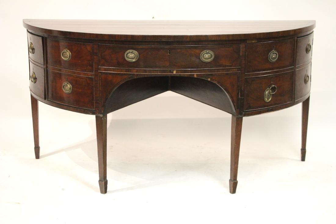 Goerge III D-Shaped Sideboard, 18th C. (1 of 10)