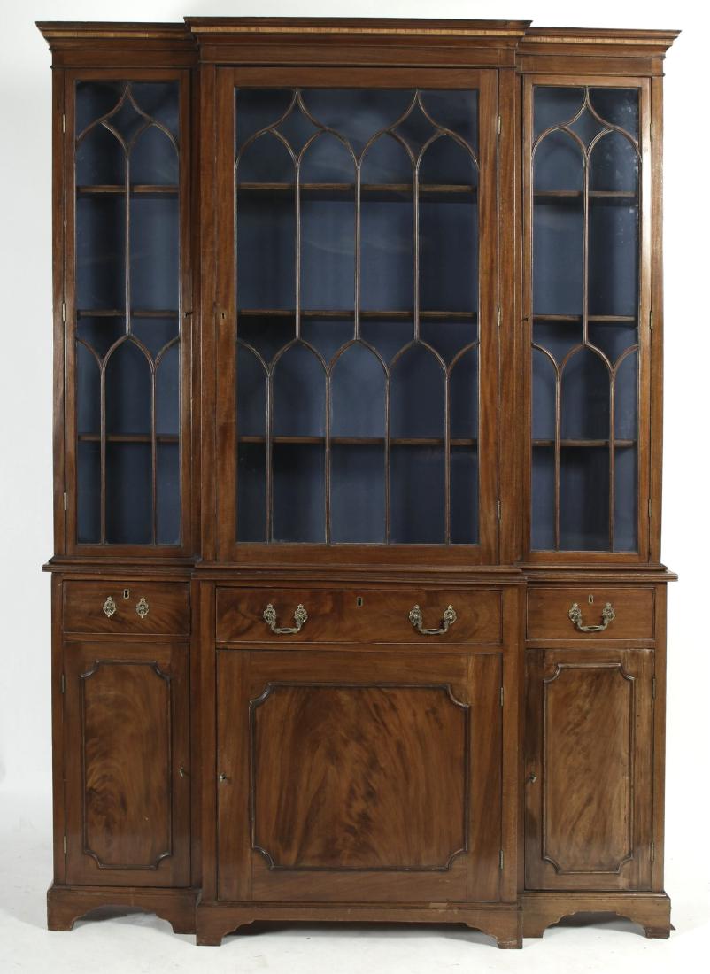 Late Georgian Mahogany Secretary/Bookcase, 19th C. (1 of 6)