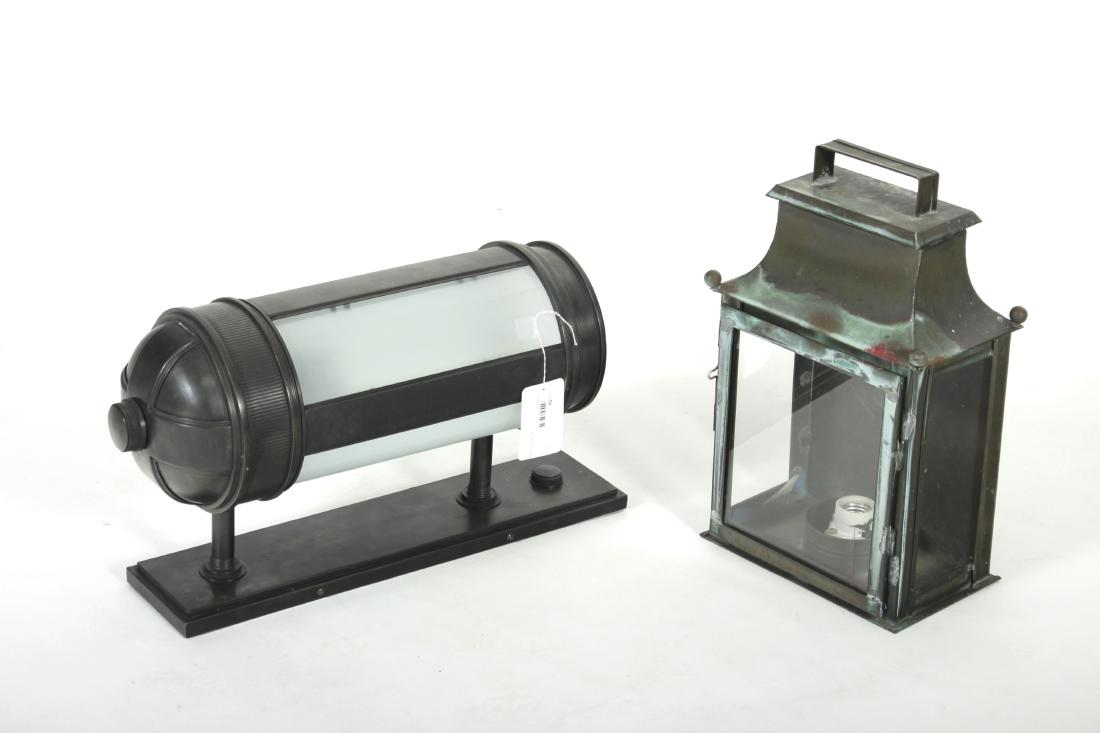 Thomas O'Brien Outdoor Sconce w/ Copper Sconce (1 of 4)