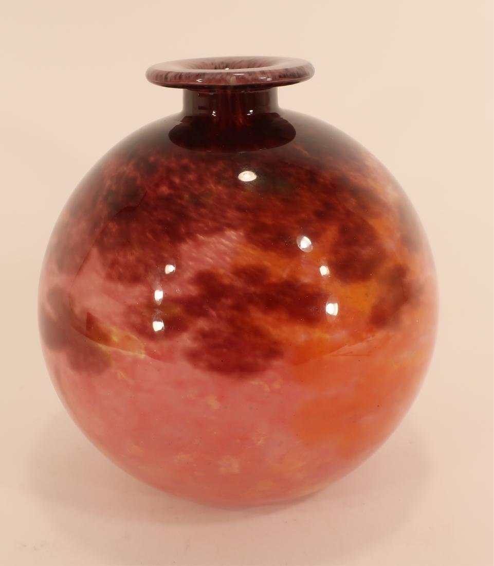 Large Schneider (France)  Art Glass Vase (1 of 6)