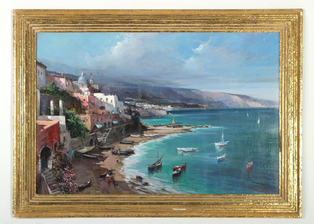 Claudio Simonetti  It.,20th C., Morning Calm, O/C (1 of 7)