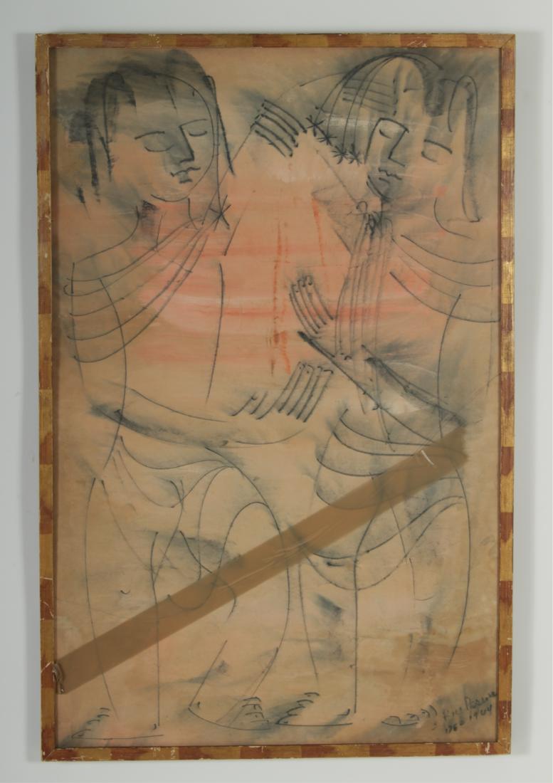 Irene Rice Pereira (1902-1971) Untitled Ink Work (1 of 6)