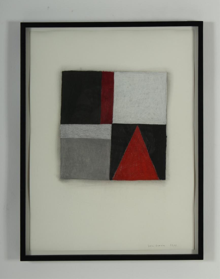 Jon Groom, Welsh, 20th C., Untitled, pastel (1 of 4)