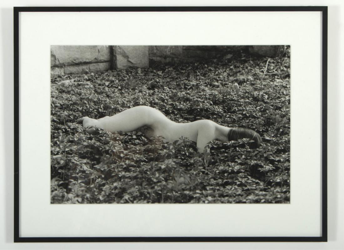 John R. Glover, Am., "Dreaming" Nude Photograph: John R. Glover, Am.,1954-2018,"Dreaming", photograph Dimensions: 12 1/2 x 18 1/2, framed 18 1/2 x 24 1/2 Property Title: John Rogers Glover , Photographer (1954-2018) . John Rogers Glover was an award