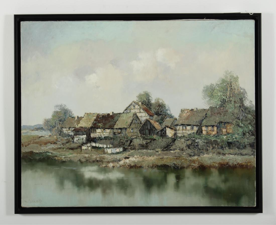 Willi Bauer, Ger., Rothenburg OB Der Tauber, O/C: Willi Bauer, Ger., b.1923, Rothenburg OB Der Tauber, O/C DIMENSIONS: 31 x 39, F. 33 x 39 We encourage all bidders to obtain shipping quotes before placing bids. Property from the Arnot Gallery. (HEAR4