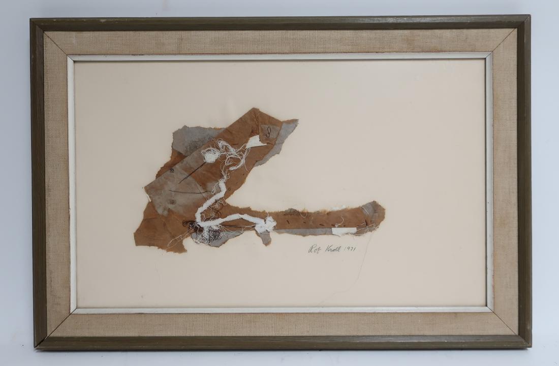 Rob Kroll,Am., Found Object Assemblage, dated 1971: Rob Kroll,Am., Found Object Assemblage, dated 1971 DIMENSIONS: 16 x 24 We encourage all bidders to obtain shipping quotes before placing bids. (MSEG2319) (MM)