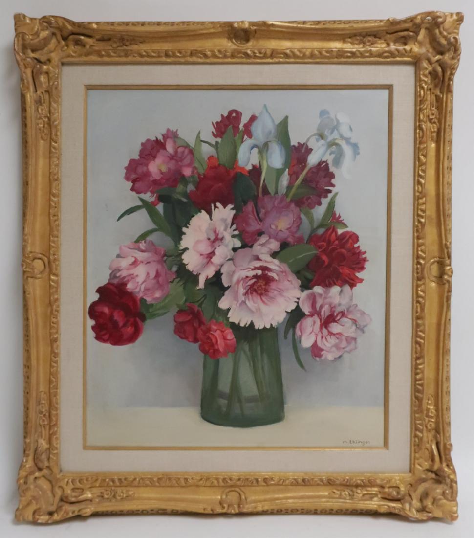 Maurice Ambroise Ehlinger, Floral Still Life, O/C (1 of 1)