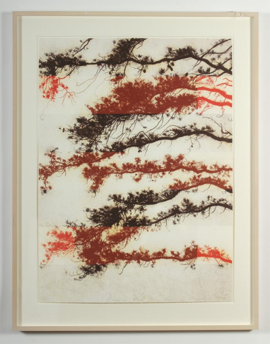 Georgia Marsh, River Red Lithograph, 1996 (1 of 3)
