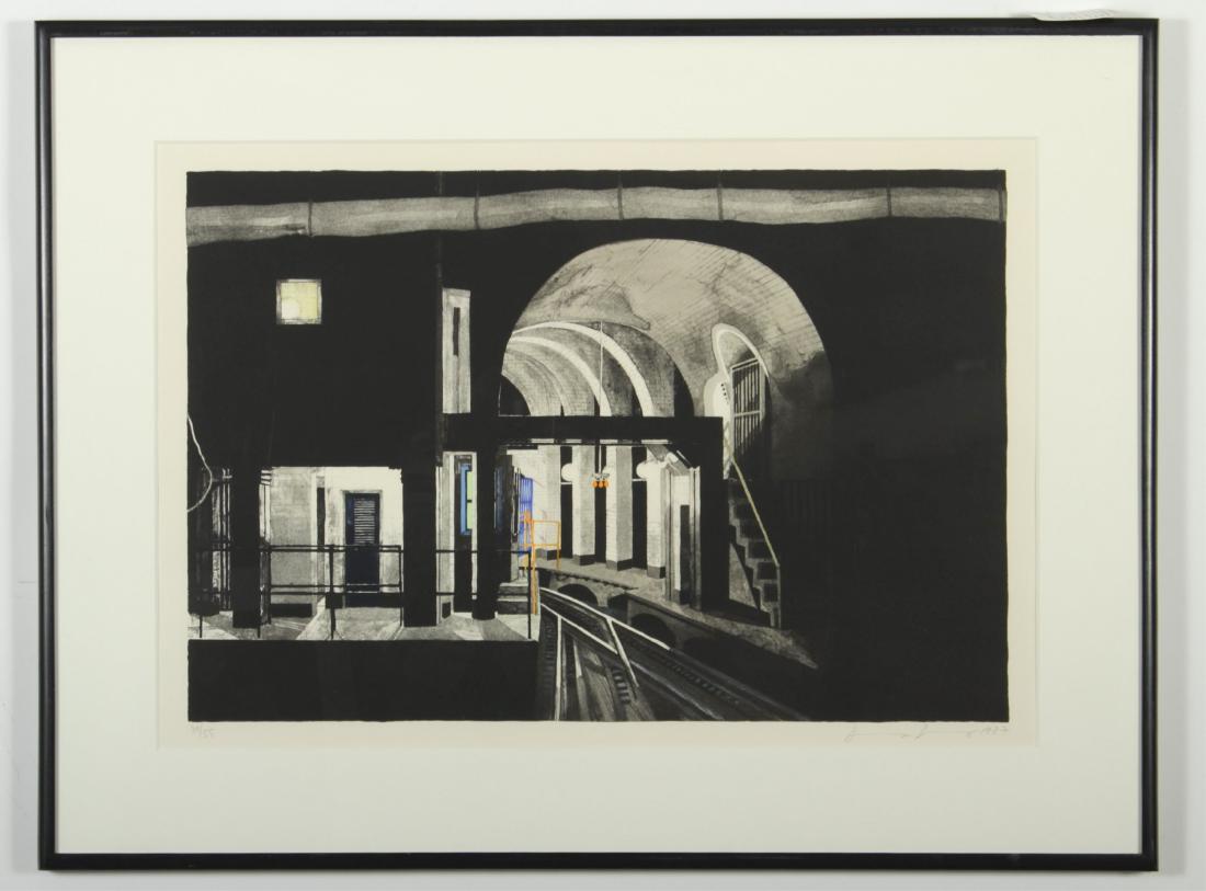 Donna Francis Dennis, "Deep Station" Lithograph (1 of 4)