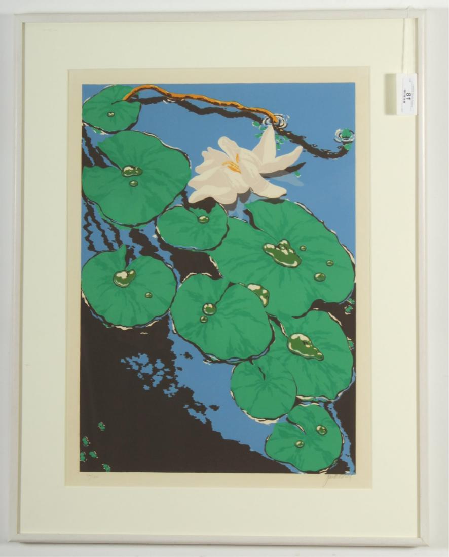 Jack Beal, "Pond Lillies" Silkscreen, 1972 (1 of 3)