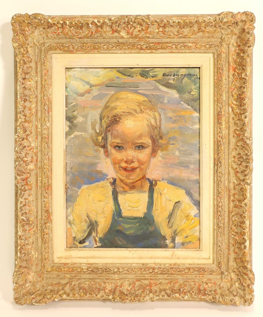 David Immerman  Am., Little Blond Boy, O/B (1 of 4)