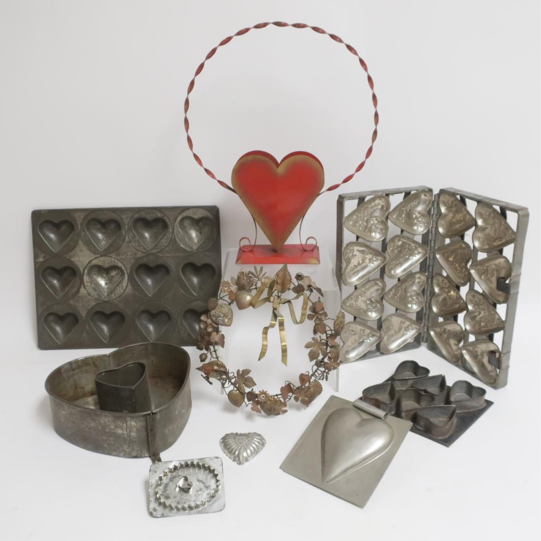 Lot of Hearts, Vintage Heart Shaped Molds, Similar (1 of 1)