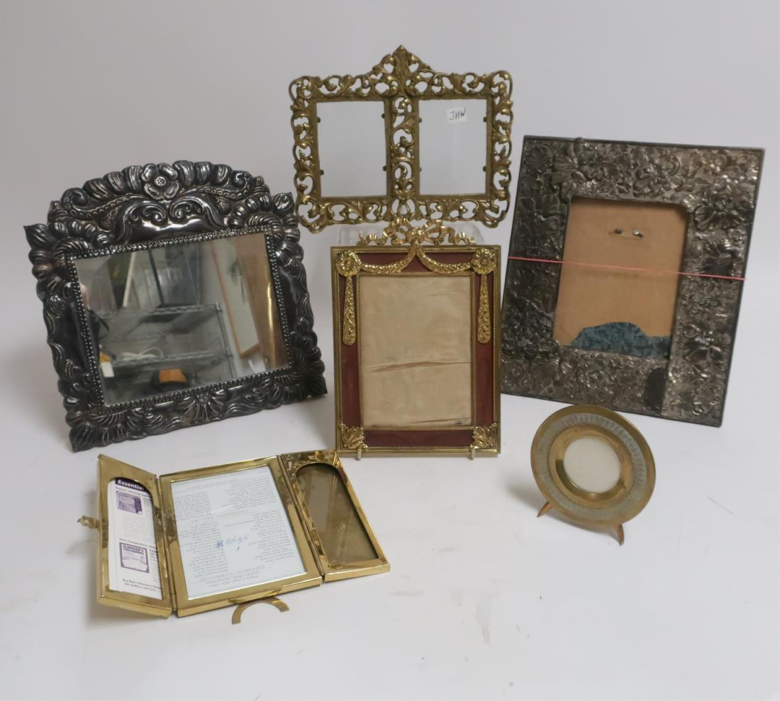 Vintage Picture Frames in Brass, Silverplate, etc. (1 of 3)