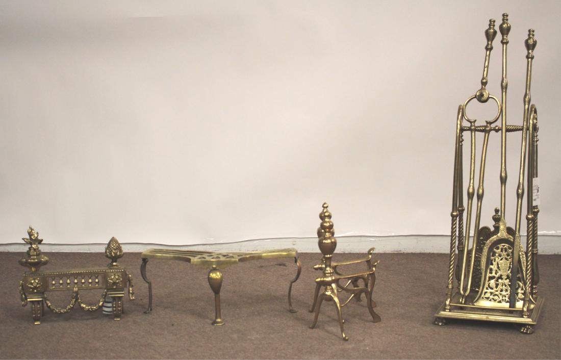 Brass Fireplace Accessories (1 of 4)