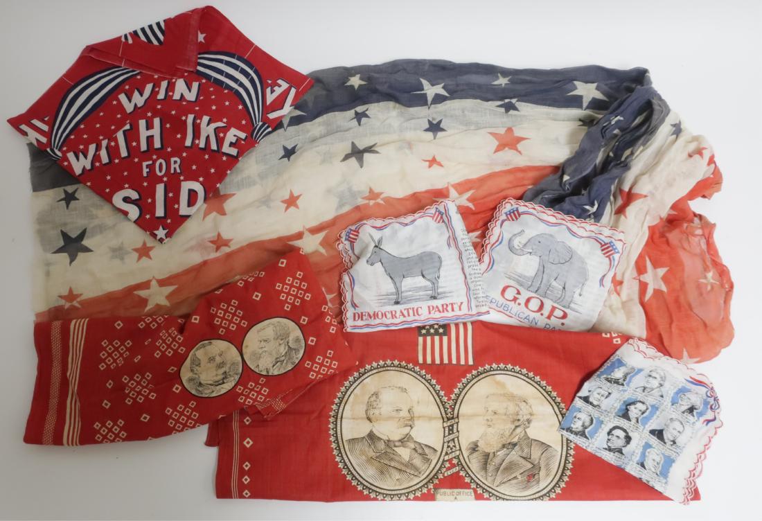 Vintage Fabric Presidential/Patriotic Banners (1 of 1)