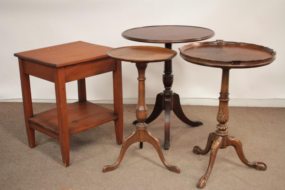 Four Occasional Tables, mixed woods (1 of 5)