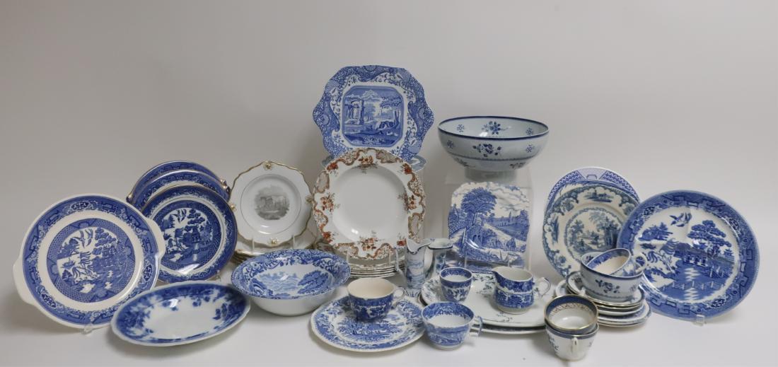 Large Lot of Mostly English Porcelains (1 of 2)