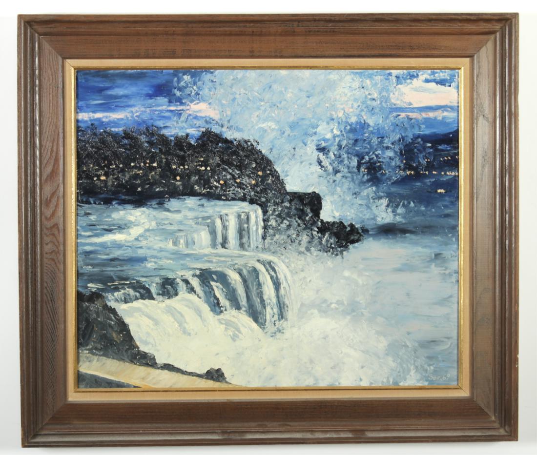 Sevim Eker, "Niagra Falls" O/C (1 of 3)