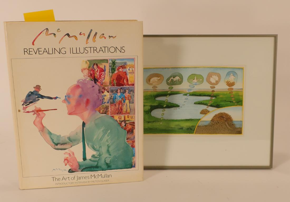 James McMullan Spring Salt Marsh W/C 1981 (1 of 4)